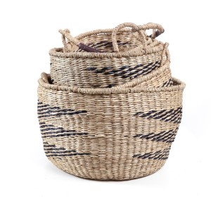 img-Σετ 5 Καλάθια Sandal (40x40x22)+(35x35x20)+(30x30x18)+(25x25x16)+(20x20x14) Soulworks 0680009