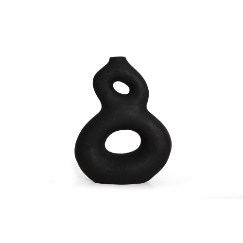 img-Διακοσμητικό Βάζο Bion Black (32x11x41.5) Soulworks 0750012