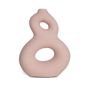 img-Διακοσμητικό Βάζο Bion Dusty Pink (32x11x41.5) Soulworks 0750013