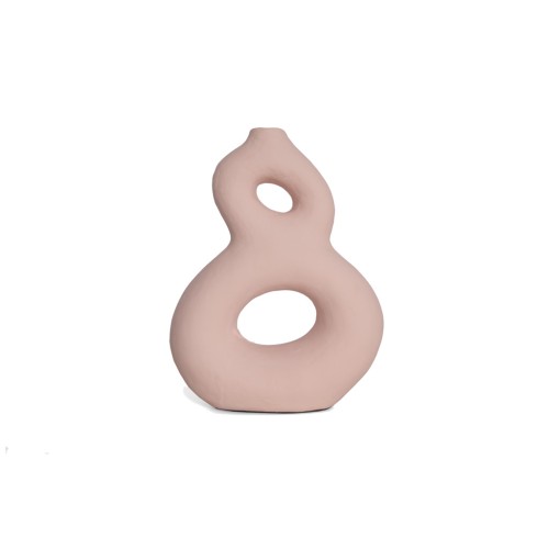 img-Διακοσμητικό Βάζο Bion Dusty Pink (32x11x41.5) Soulworks 0750013