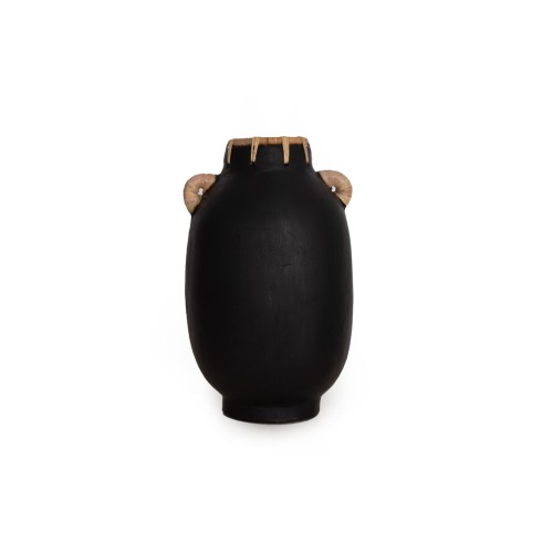 img-Διακοσμητικό Βάζο Usiris Black (21x35) Soulworks 0750014