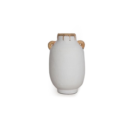 img-Διακοσμητικό Βάζο Usiris White (21x35) Soulworks 0750015