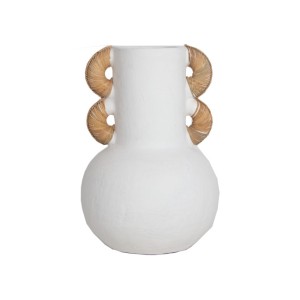 img-Διακοσμητικό Βάζο Kore White (30x43) Soulworks 0750017