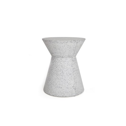 img-Σκαμπό Biella Terazzo Grey Black (35x35x44) Soulworks 0800001