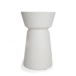 img-Βοηθητικό Τραπέζι Saronno Terazzo White (40x40x64) Soulworks 0800011