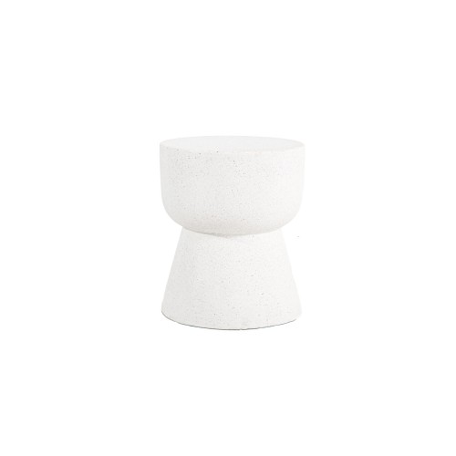 img-Σκαμπό Rieti Terazzo White Round (37x37x48) Soulworks 0800045