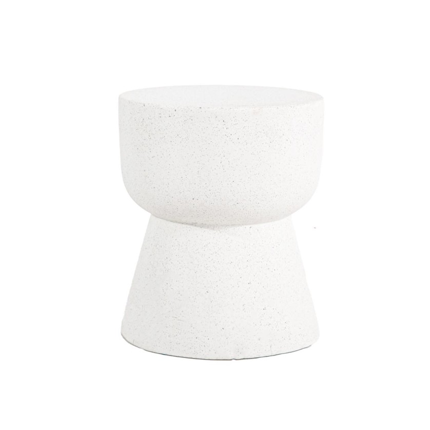 Σκαμπό Rieti Terazzo White Round (37x37x48) Soulworks 0800045 Σκαμπό Rieti Terazzo White Round (37x37x48) Soulworks 0800045