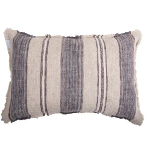 img-Διακοσμητική Μαξιλαροθήκη Navy Blue/Natural (40x60) 0860007 Soulworks