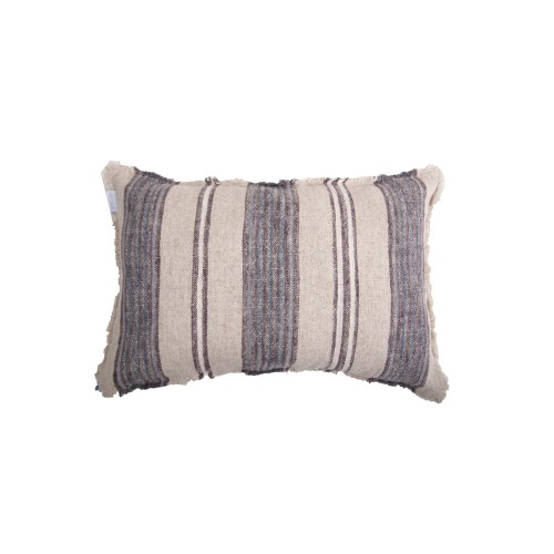 img-Διακοσμητική Μαξιλαροθήκη Navy Blue/Natural (40x60) 0860007 Soulworks