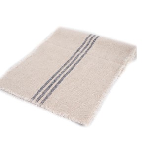 img-Τραβέρσα Linen Natural/D.Grey (40x140) 0860013 Soulworks