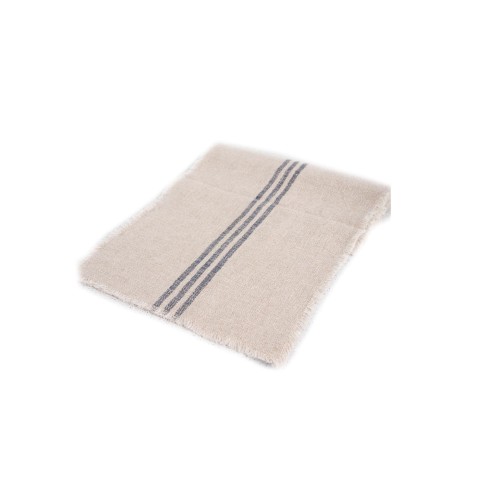 img-Τραβέρσα Linen Natural/D.Grey (40x140) 0860013 Soulworks