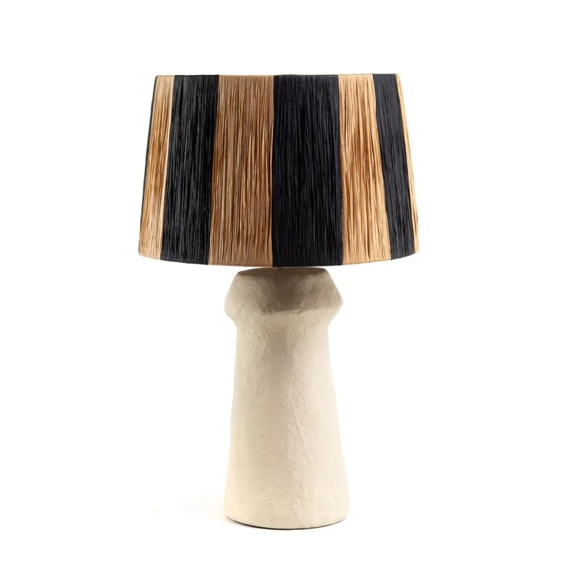 Επιτραπέζιο Φωτιστικό Juvela Raffia Beige Black (42x42x54) Soulworks 0880006 Επιτραπέζιο Φωτιστικό Juvela Raffia Beige Black (42x42x54) Soulworks 0880006