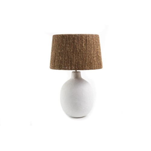 img-Επιτραπέζιο Φωτιστικό Fajra Seagrass White Beige (37x37x64) Soulworks 0880008